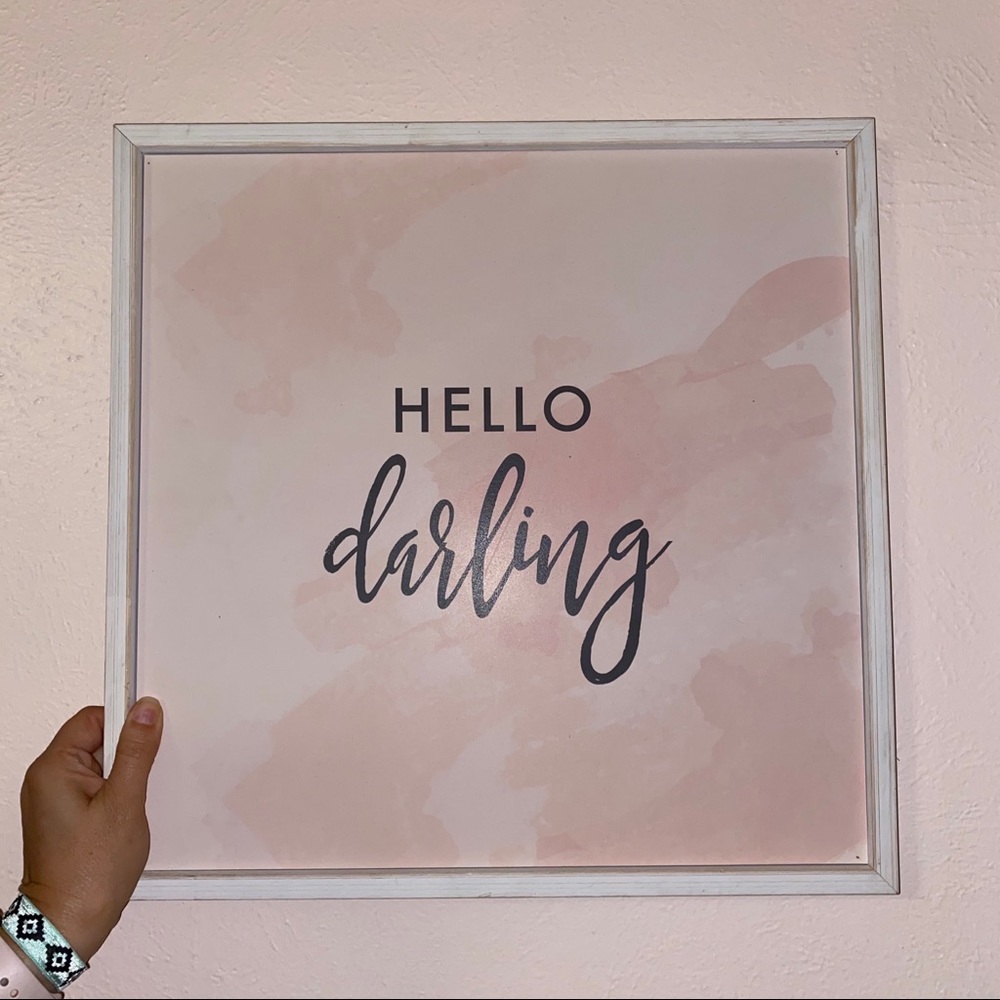 “hello darling” frame
